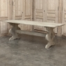 Rustic Country French Solid Stripped Oak Dining Table