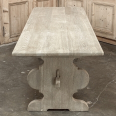 Rustic Country French Solid Stripped Oak Dining Table