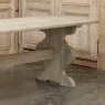 Rustic Country French Solid Stripped Oak Dining Table