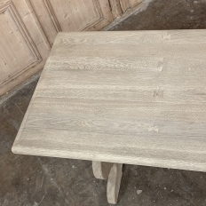 Rustic Country French Solid Stripped Oak Dining Table