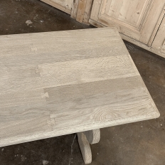Rustic Country French Solid Stripped Oak Dining Table