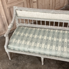 18th Century Gustavian Period Bench with Original Scraped Finish