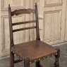 Set of Ten Country French Oak Dining Chairs in the Louis XIII Style, includes 2 Armchairs