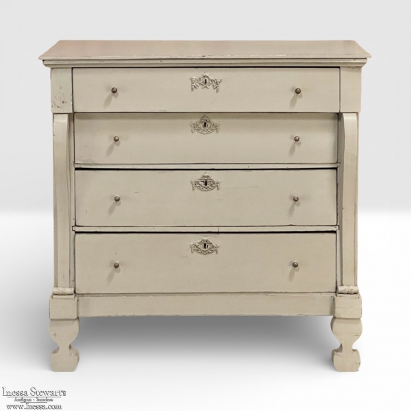 Antique Swedish Painted Commode