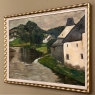Antique Framed Oil Painting on Canvas by Leon De Frecheux (1884-1944)