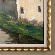 Antique Framed Oil Painting on Canvas by Leon De Frecheux (1884-1944)