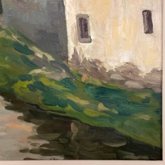 Antique Framed Oil Painting on Canvas by Leon De Frecheux (1884-1944)