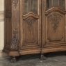 Late 19th Century Belgian Liégeoise Louis XIV Bookcase in Solid Quarter-Sawn Oak