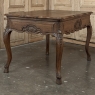 Antique Country French Liégeoise White Oak Writing Desk