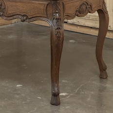 Antique Country French Liégeoise White Oak Writing Desk