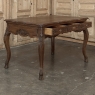 Antique Country French Liégeoise White Oak Writing Desk