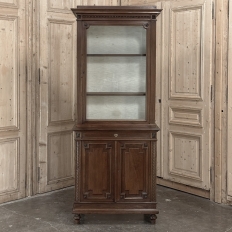 19th Century French Louis XVI Style Walnut Bookcase