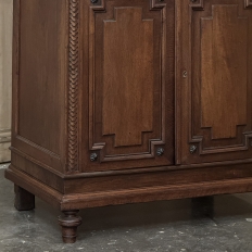19th Century French Louis XVI Style Walnut Bookcase