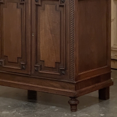 19th Century French Louis XVI Style Walnut Bookcase