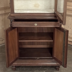 19th Century French Louis XVI Style Walnut Bookcase
