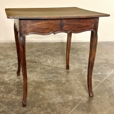 18th Century Country French Storage End Table