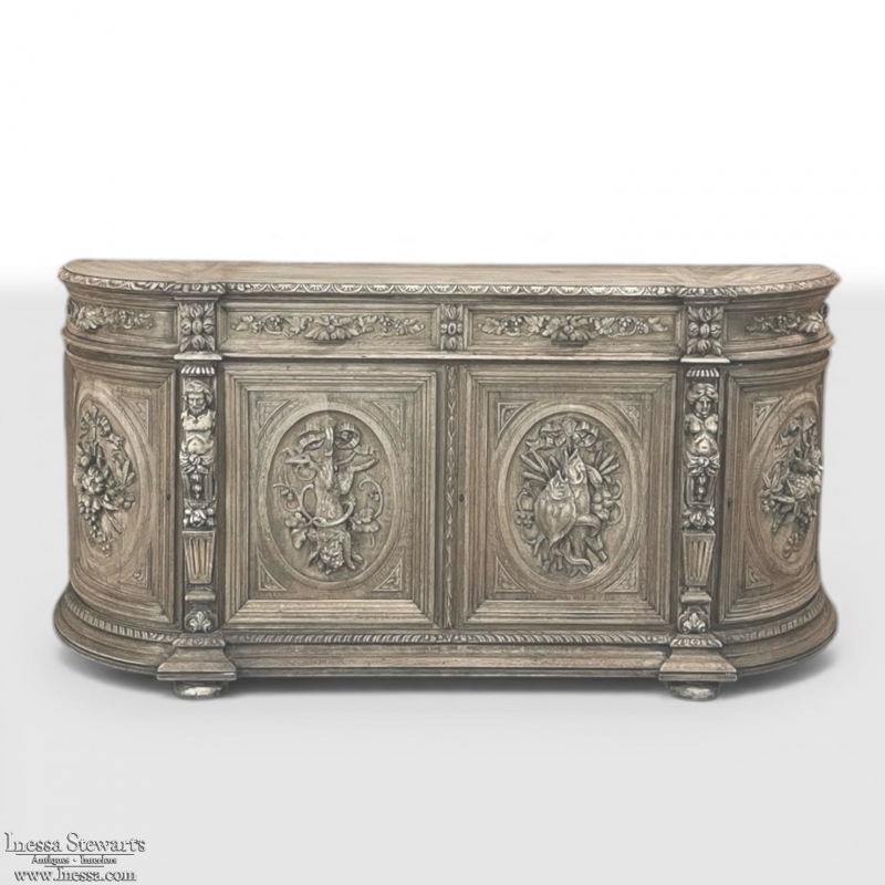 19th Century French Renaissance Revival Hunt Buffet