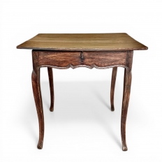 18th Century Country French Storage End Table