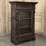 19th Century French Renaissance Revival Oak Vitrine ~ Bookcase