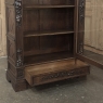 19th Century French Renaissance Revival Oak Vitrine ~ Bookcase