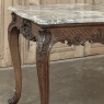 19th Century Régence Marble-Top Center Table from Liege