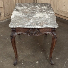 19th Century Régence Marble-Top Center Table from Liege