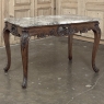19th Century Régence Marble-Top Center Table from Liege