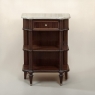 Petite Louis XVI Marble-Top Console in Mahogany
