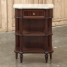 Petite Louis XVI Marble-Top Console in Mahogany