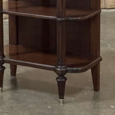 Petite Louis XVI Marble-Top Console in Mahogany
