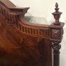 Antique 19th Century French Napoleon III Period Rosewood Bed Frame