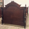 Antique 19th Century French Napoleon III Period Rosewood Bed Frame