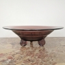 Lavender Art Deco Glass Footed Centerpiece Bowl