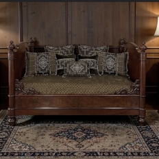 19th Century Napoleon III Period Mahogany Wall Bed