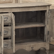 18th Century Country French Buffet ~ Enfilade in Stripped Oak