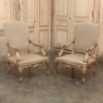 19th Century French Regence Giltwood Armchairs ~ Fauteuils