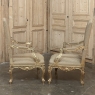 19th Century French Regence Giltwood Armchairs ~ Fauteuils
