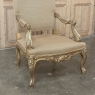 19th Century French Regence Giltwood Armchairs ~ Fauteuils