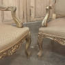 19th Century French Regence Giltwood Armchairs ~ Fauteuils