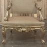 19th Century French Regence Giltwood Armchairs ~ Fauteuils