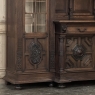 19th Century French Renaissance Revival Carved Oak Bookcase Bar