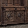 19th Century French Renaissance Revival Carved Oak Bookcase Bar