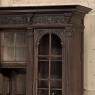 19th Century French Renaissance Revival Carved Oak Bookcase Bar