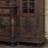 19th Century French Renaissance Revival Carved Oak Bookcase Bar