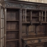 19th Century French Renaissance Revival Carved Oak Bookcase Bar