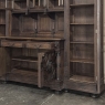 19th Century French Renaissance Revival Carved Oak Bookcase Bar