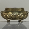 19th Century French Renaissance Revival Brass Jardinière with Lion Handles