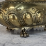 19th Century French Renaissance Revival Brass Jardinière with Lion Handles