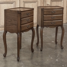 Pair Vintage Country French Nightstands ~ End Tables