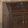 19th Century Liègeoise Louis XVI Style Solid Oak Secrétaire